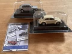 Volkswagen ミニカー　2台セット+カード Volkswagen ミニカー 2台セット+カード - メルカリ