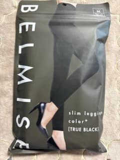 BELMISE スリムレギンス color+ トゥルーブラック Mのサムネイル