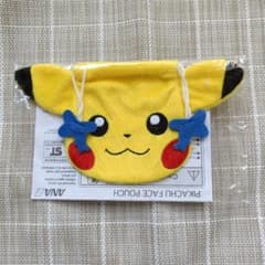 ANA 機内限定品　ピカチュウ フェイスポーチのサムネイル