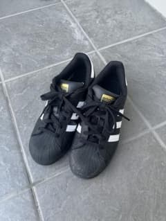 adidas SUPERSTAR スニーカー ブラック×ホワイトのサムネイル