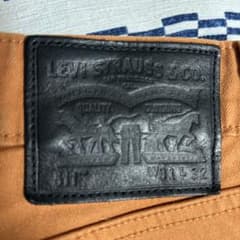 ⭐︎ LEVI'S 511 ストレートデニム W31 L32 オレンジ ⭐︎