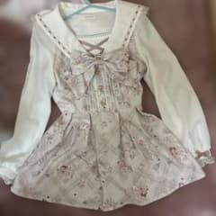LIZLISA リズリサ Sewing Bear柄セットアップ ピンク　量産型のサムネイル