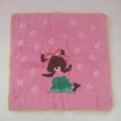 新品未使用　くまのがっこう　Jackieタオルハンカチ　ピンクのサムネイル