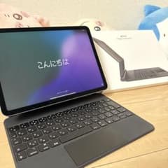 【値下げ可】iPad Air (第4世代) スカイブルー64GBキーボードセットのサムネイル