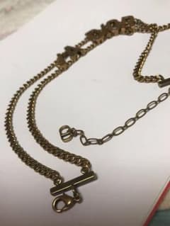 Dior 黄銅メッキ ネックレス 中古品のサムネイル