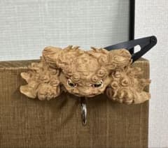 木彫り 獅神 ヘアピンのサムネイル