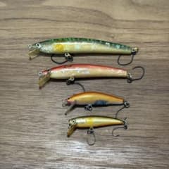 バルサミノー含む 渓流ミノー 4個セット トラウト ヤマメ イワナ