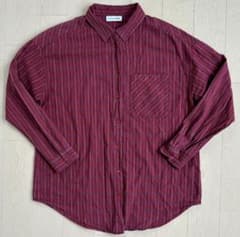 LACOSTE チェックポプリンシャツ 長袖 レディース 40サイズ