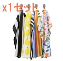 IKEA RINNIG リンニング キッチンクロス タオル マルチカラー4枚のサムネイル