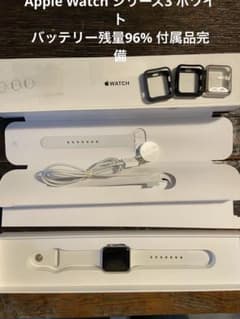 Apple Watch Series 3 ホワイトGPS 38mmのサムネイル
