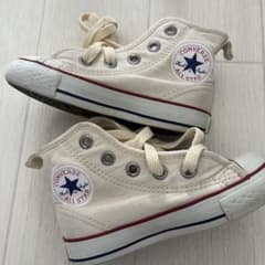 CONVERSE ALL STAR ハイカットスニーカー クリーム色１５センチのサムネイル