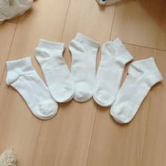 新品セール　紳士ソックス五足のサムネイル
