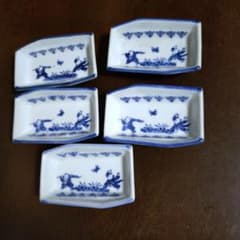 昭和レトロ 有田焼 久光窯 醤油皿5枚セット 豆皿 小皿 唐子 - メルカリ