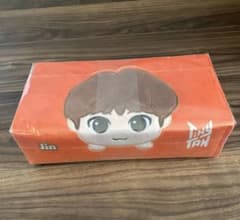 BTS TinyTAN 잠자는 슬라이딩 프리미엄 티슈 박스 커버 Jin