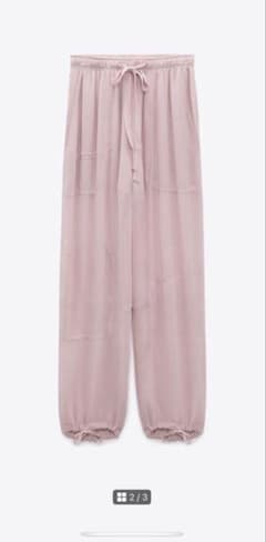 ZARA シアーカーゴパンツのサムネイル