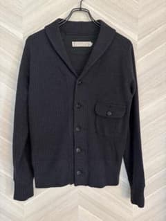 Haver Sack グレーのショールカラーニットカーディガン