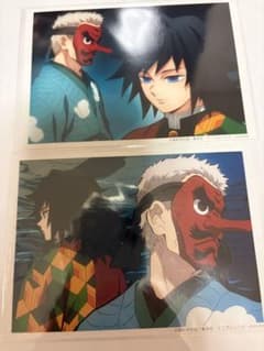 귀멸의 칼날 유곽편 랜덤 브로마이드 ufotable 토미오카 요시바타 비늘 폭포 왼쪽 근차