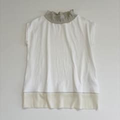 ファビアナフィリッピ カットソー モニーレ シルクシフォン フレンチスリーブ ファビアナフィリッピ カットソー モニーレ シルクシフォン フレンチ