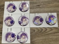 一番くじ　ホロライブ　缶バッジ賞　常闇トワ　雪花ラミィ　セット