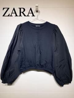 ZARA パワーショルダー バルーン トレーナーのサムネイル