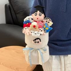 クレヨンしんちゃん ぬいぐるみ花束 ギフト プレゼント アレンジメントのサムネイル
