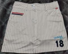 FILA レディース ゴルフスカート ストライプ柄　インナーありのサムネイル
