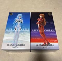 新世紀エヴァンゲリオン 劇場版 SPM アスカ 綾波レイフィギュア 2体セットのサムネイル
