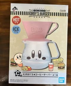 이치 반 쿠지 스타 커비 KIRBY 'S BURGER 커피 서버