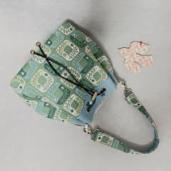 ハンドメイド　ミナペルホネン　ドローストリングバッグ⑅︎◡̈︎* ハンドメイド ミナペルホネン ドローストリングバッグ⑅︎◡̈︎