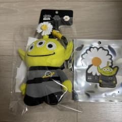 PEACEMINUSONE トイストーリー エイリアン キーリング ステッカー付