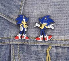 ソニック・ザ・ヘッジホッグ　ピンバッジ ピンズ2個セットのサムネイル