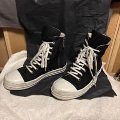 drkshdw rick owens ramones スニーカー ハイカット41 - メルカリ