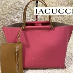 IACUCCI イアクッチ　トートバック　マルゲリータ　レザー　ピンクのサムネイル
