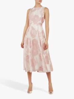 新品 テッドベイカー TED BAKER ミディ 花柄 ワンピース - メルカリ