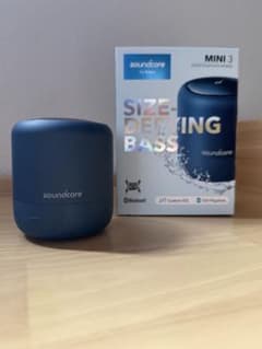 【新品・未使用】 soundcore Mini 3 ワイヤレススピーカー ブルーのサムネイル