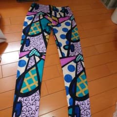 カラフル アート柄 レギンス スパッツ　L？のサムネイル