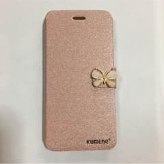 蝶々ストーン手帳型ケースiPhone6／6Sブラス(*^^*)のサムネイル