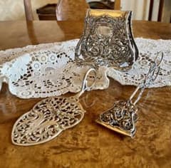 アンティークシルバー トングAlphonse.D Christoph.W＋SV - メルカリ