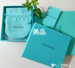 ♥現行品♥ティファニー空箱 巾着袋 カード Tiffanyラッピング♥美品