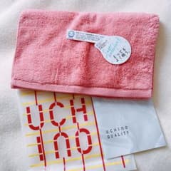 《신품·미사용·태그 첨부》 UCHINO 페이스타올 고흡수·무연사 타월