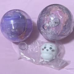 ちいかわ ふわふわフロッキードール スティックコインシリンダー セット - 2
