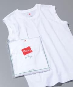 【新品 １枚のみ】Hanes BIOTOP ノースリーブのサムネイル