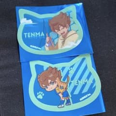 匿名配送】 イナズマイレブン まねきねこコラボ 猫型クリアカード 松風