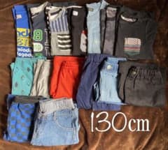 130センチ　Tシャツ　半ズボン　セット　15点セットのサムネイル