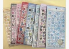 正規品　ボンボンドロップシール サンリオ　文字　moji コンプリート　8種 正規品 ボンボンドロップシール moji 文字 サンリオ 8種 コンプセット