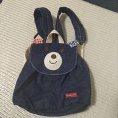 ミキハウス　子供 デニムリュックのサムネイル