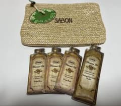 SABON　サボン　ノベルティポーチ　シャワーオイルサンプル　セットのサムネイル
