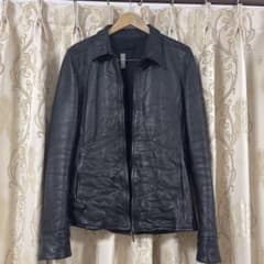 junhashimoto スパイウォッシャブル　ジップ　レザージャケットのサムネイル