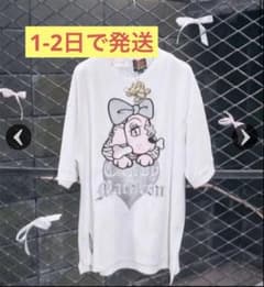 ミシェルマカロン ガルフィー BIGTワンピ ホワイト - メルカリ