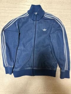 adidas デニムブルー ジャージＭサイズのサムネイル